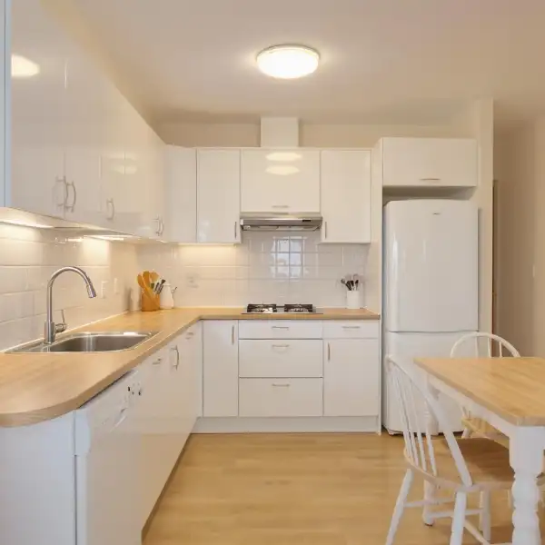 Квартира с усиленной кухонной зоной - после уборки